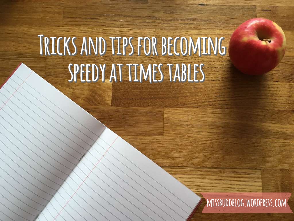 Tricks and tips for becoming speedy at times tables